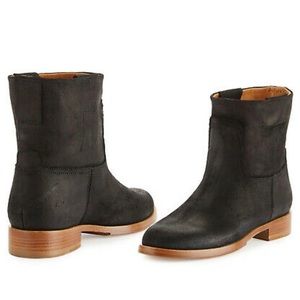 Rag & Bone Holly Waxed Suede Ankle Boots Sz 6